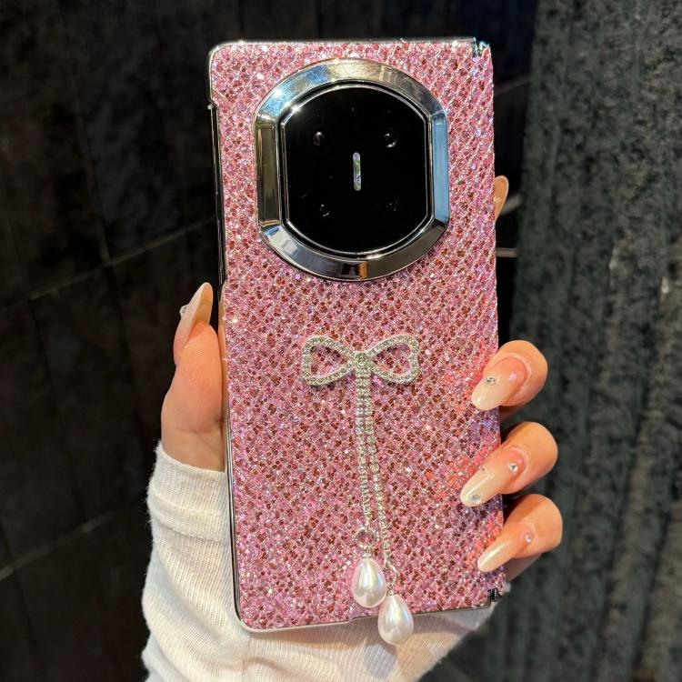 For Huawei Mate X7 Sparkling Glitter Pearl Tassel Bow Shockproof Phone Case(Pink)
For Huawei Mate X7 Sparkling Glitter Pearl Tassel Bow Shockproof Phone Case(Pink)