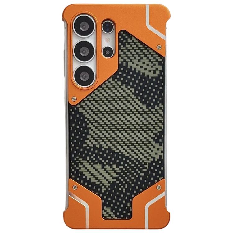 For Galaxy S26 Ultra 5G Armor Frameless Camouflage Magnetic Phone Case(Orange)
For Galaxy S26 Ultra 5G Armor Frameless Camouflage Magnetic Phone Case(Orange)