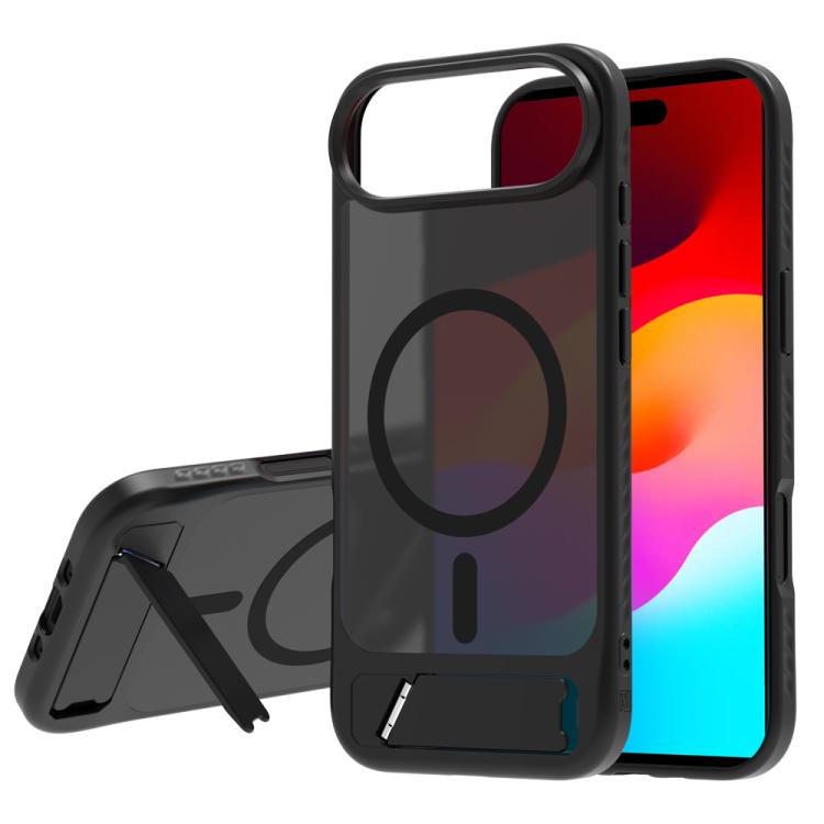 For iPhone Air LeReach Le-Chic Series Integrated Hidden Kickstand Magnetic Phone Case(Black)
For iPhone Air LeReach Le-Chic Series Integrated Hidden Kickstand Magnetic Phone Case(Black)