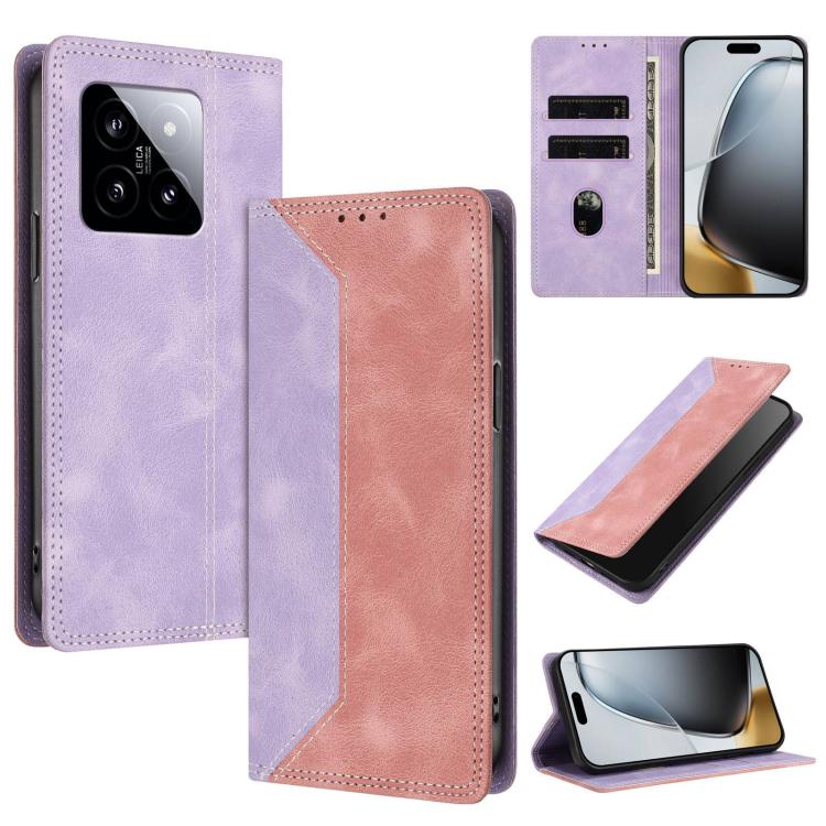 For Xiaomi 14 Skin Feel Two-tone RFID Blocking Vegan Leather Phone Case(Pink)
For Xiaomi 14 Skin Feel Two-tone RFID Blocking Vegan Leather Phone Case(Pink)