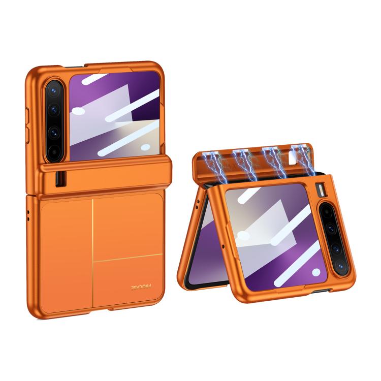 For Huawei Pura X GKK Change to Max Frosted Hinge Full Coverage Magnetic Phone Case(Orange)
For Huawei Pura X GKK Change to Max Frosted Hinge Full Coverage Magnetic Phone Case(Orange)