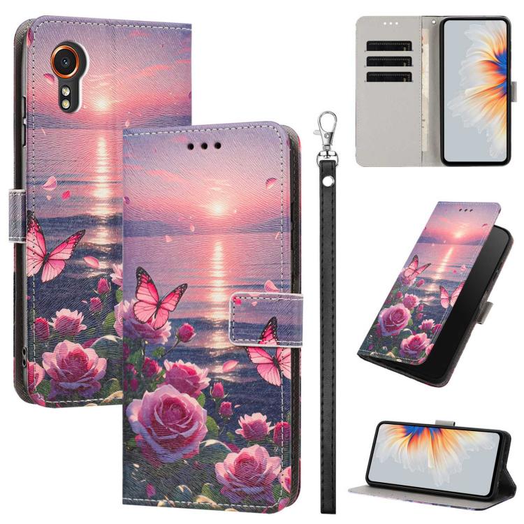 For Galaxy Xcover7 Painted Pattern Vegan Leather Phone Case with Strap(Rose Butterfly)
For Galaxy Xcover7 Painted Pattern Vegan Leather Phone Case with Strap(Rose Butterfly)