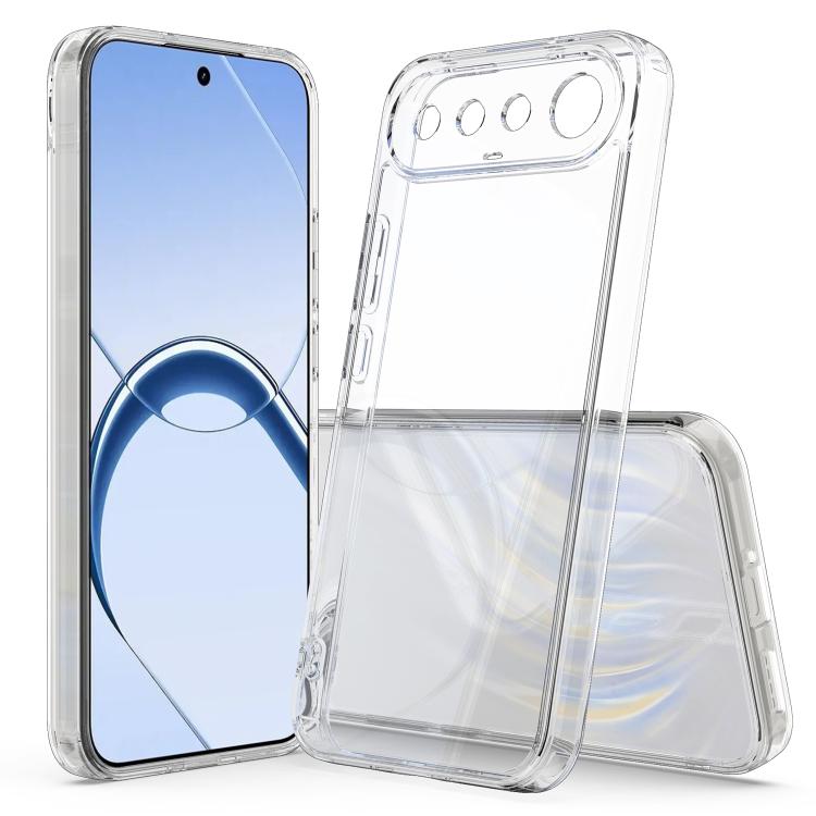 For Realme 16 5G Scratchproof Acrylic TPU Phone Case(Transparent)
For Realme 16 5G Scratchproof Acrylic TPU Phone Case(Transparent)