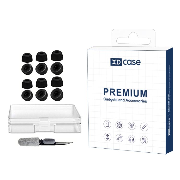 For Jabra Elite 65t / 75t / Active 65t XDcase 6 Pairs Replacement Silicone Ear Tips Kit, S/M/L Size, Cleaning Brush Color Random(Black)
For Jabra Elite 65t / 75t / Active 65t XDcase 6 Pairs Replacement Silicone Ear Tips Kit, S/M/L Size, Cleaning Brush Color Random(Black)