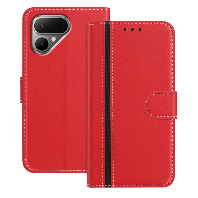 For Tecno Pova Curve 2 5G Color Block Card Slots Vegan Leather Phone Case(Red)
For Tecno Pova Curve 2 5G Color Block Card Slots Vegan Leather Phone Case(Red)