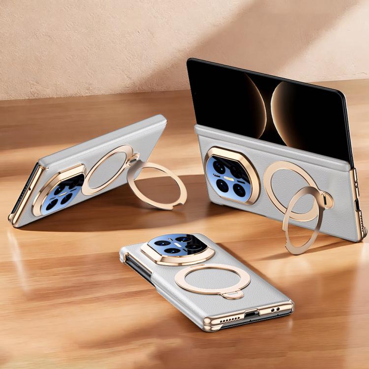 For Huawei Mate X7 360-degree Magnetic Holder Dual-axis Vegan Leather Phone Case(White)
For Huawei Mate X7 360-degree Magnetic Holder Dual-axis Vegan Leather Phone Case(White)