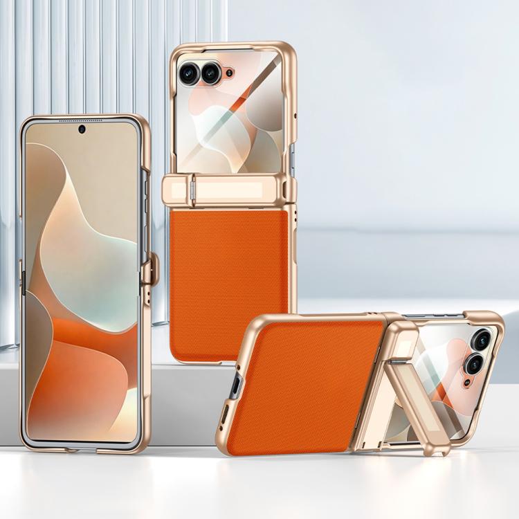 For Motorola Razr 70 Ultra / Razr 60 Ultra Film Integrated Central Axis Holder Phone Case(Orange)
For Motorola Razr 70 Ultra / Razr 60 Ultra Film Integrated Central Axis Holder Phone Case(Orange)