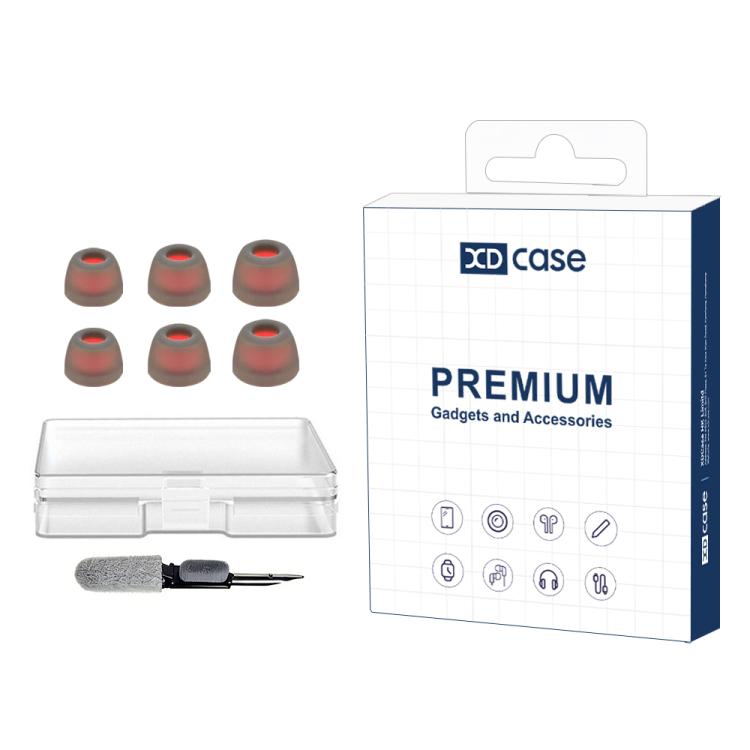 For JBL Tune 230NC TWS XDcase 3 Pairs Replacement Silicone Ear Tips Kit, S/M/L Size, Cleaning Brush Color Random(Transparent Black)
For JBL Tune 230NC TWS XDcase 3 Pairs Replacement Silicone Ear Tips Kit, S/M/L Size, Cleaning Brush Color Random(Transparent Black)