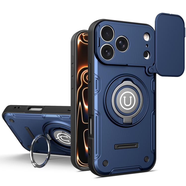 For iPhone 17 Pro Sliding Camshield Holder Magnetic Phone Case(Royal Blue)
For iPhone 17 Pro Sliding Camshield Holder Magnetic Phone Case(Royal Blue)