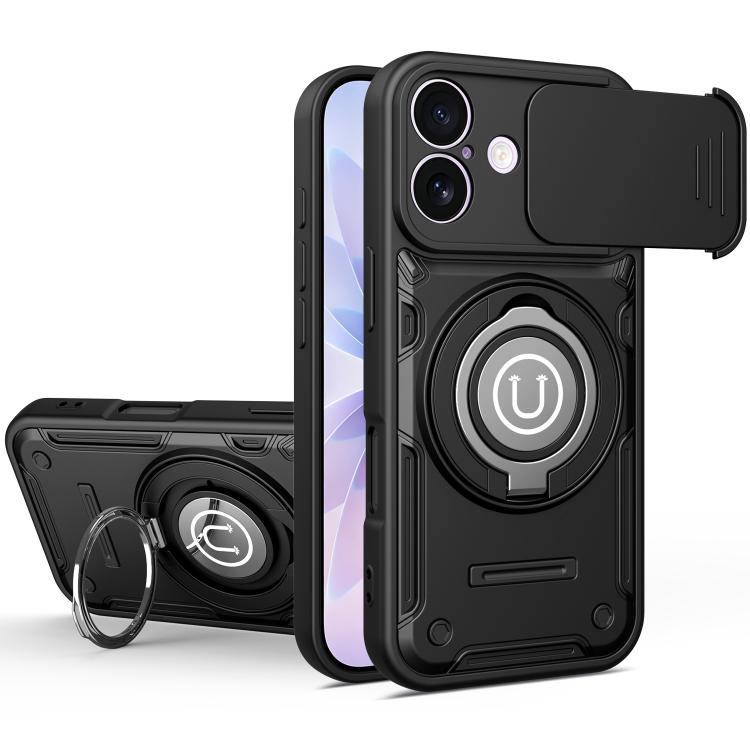 For iPhone 17 Sliding Camshield Holder Magnetic Phone Case(Black)
For iPhone 17 Sliding Camshield Holder Magnetic Phone Case(Black)