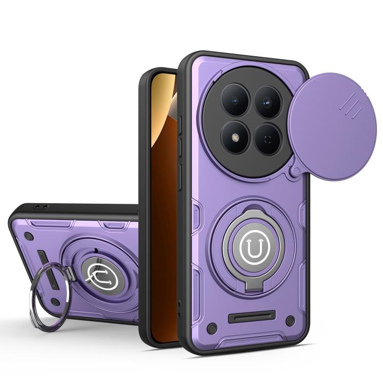 For Redmi Note 15 4G Global 164mm Sliding Camshield Holder Magnetic Phone Case(Purple)
For Redmi Note 15 4G Global 164mm Sliding Camshield Holder Magnetic Phone Case(Purple)