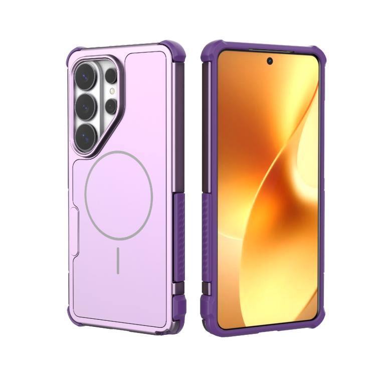 For Galaxy S26 Ultra 5G Heat Dissipation Air Shockproof TPU + PC Magsafe Phone Case(Purple)
For Galaxy S26 Ultra 5G Heat Dissipation Air Shockproof TPU + PC Magsafe Phone Case(Purple)