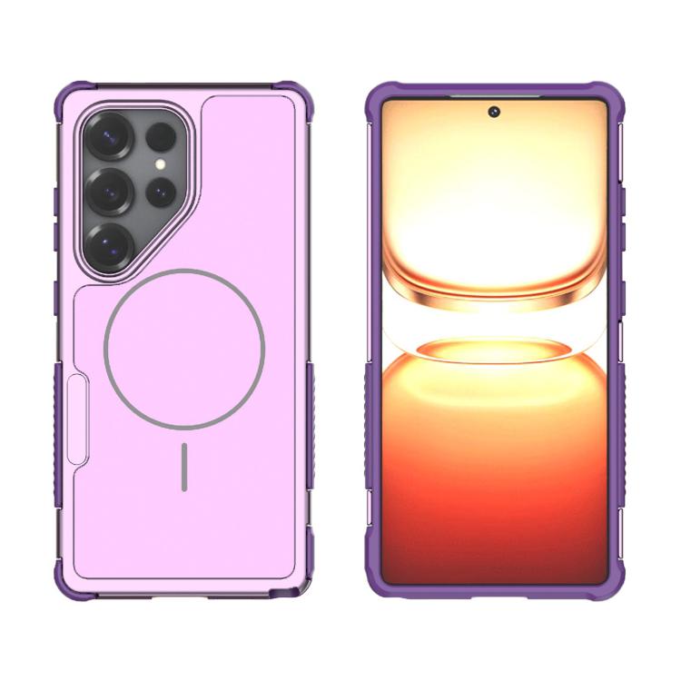 For Galaxy S25 Ultra 5G Heat Dissipation Air Shockproof TPU + PC Magsafe Phone Case(Purple)
For Galaxy S25 Ultra 5G Heat Dissipation Air Shockproof TPU + PC Magsafe Phone Case(Purple)