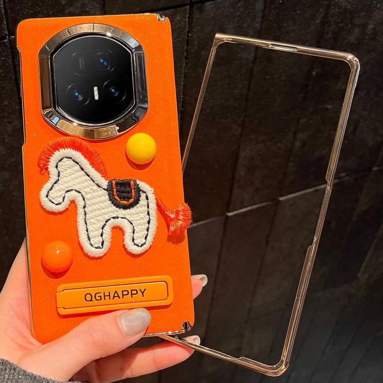 For Honor Magic V5 Starry Sparkle Orange Round Ball Pony Phone Case with Frame
For Honor Magic V5 Starry Sparkle Orange Round Ball Pony Phone Case with Frame