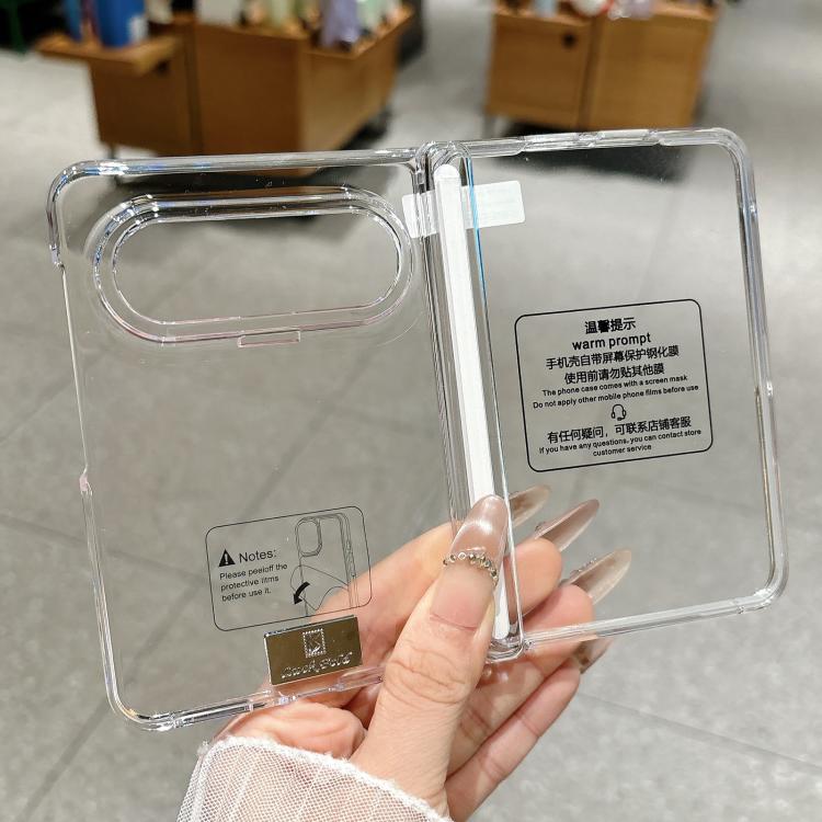 For Huawei Pura X Max Clear PC Magnetic Hinge Phone Case with Front Frame & Film(Transparent)
For Huawei Pura X Max Clear PC Magnetic Hinge Phone Case with Front Frame & Film(Transparent)