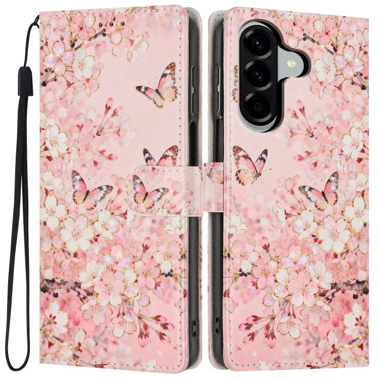 For Galaxy M36 5G Colorful Painting Vegan Leather Phone Case with Lanyard(Pink Flower Butterfly)
For Galaxy M36 5G Colorful Painting Vegan Leather Phone Case with Lanyard(Pink Flower Butterfly)