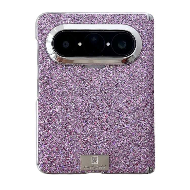 For Huawei Pura X Max Nameplate Electroplated Magnetic Dual-Hinge Diamond Texture Phone Case(Purple)
For Huawei Pura X Max Nameplate Electroplated Magnetic Dual-Hinge Diamond Texture Phone Case(Purple)