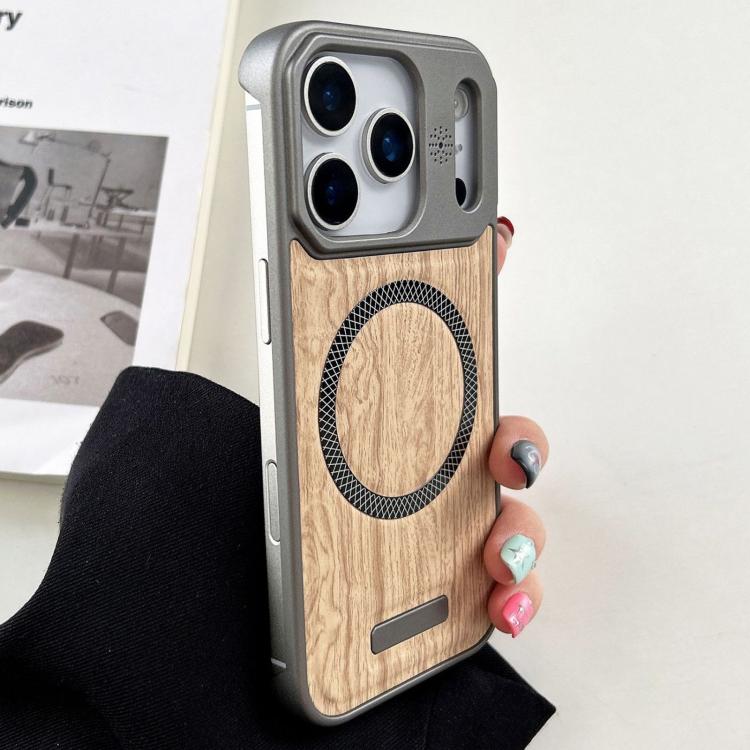 For iPhone 17 Pro Max Wood Grain Magnetic PC Shockproof Phone Case(Yellow Coconut)
For iPhone 17 Pro Max Wood Grain Magnetic PC Shockproof Phone Case(Yellow Coconut)