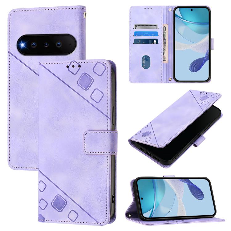 For Natural AI Phone 5G Skin-feel Embossed Leather Phone Case(Light Purple)
For Natural AI Phone 5G Skin-feel Embossed Leather Phone Case(Light Purple)