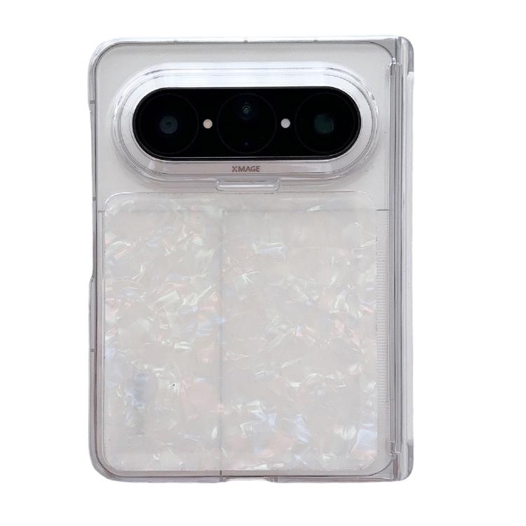 For Huawei Pura X Max Shell Pattern Clear-Edged Magnetic Hinge PC Phone Case(Colorful White)
For Huawei Pura X Max Shell Pattern Clear-Edged Magnetic Hinge PC Phone Case(Colorful White)