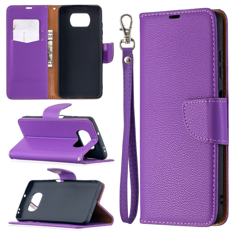 For Xiaomi Poco X3 Litchi Texture Pure Color Horizontal Flip Leather Case with Holder & Card Slots & Wallet & Lanyard(Purple)
For Xiaomi Poco X3 Litchi Texture Pure Color Horizontal Flip Leather Case with Holder & Card Slots & Wallet & Lanyard(Purple)