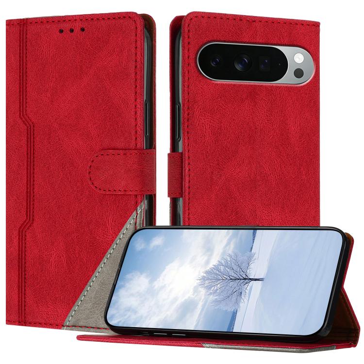 For Google Pixel 11 Pro XL Color Matching Buckle Clasp Vegan Leather Phone Case(Red)
For Google Pixel 11 Pro XL Color Matching Buckle Clasp Vegan Leather Phone Case(Red)