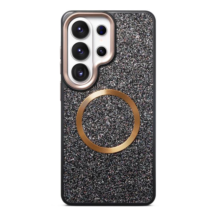 For Galaxy S26 Ultra 5G Glitter Airbag Shockproof Magnetic Phone Case(Black)
For Galaxy S26 Ultra 5G Glitter Airbag Shockproof Magnetic Phone Case(Black)