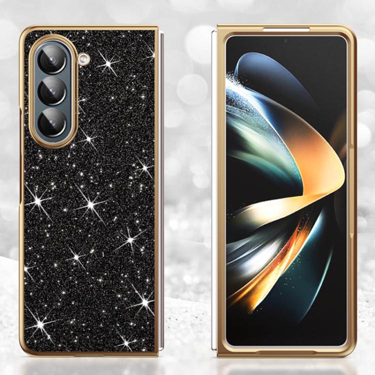 For Galaxy Z Fold5 5G Electroplate Glittery Shockproof Phone Case(Black)
For Galaxy Z Fold5 5G Electroplate Glittery Shockproof Phone Case(Black)