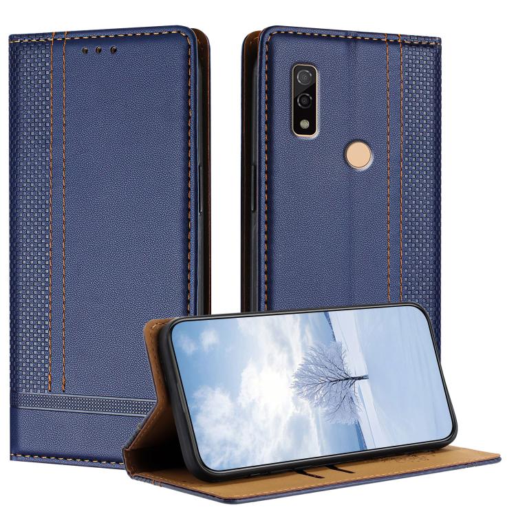 For Fujitsu Arrows We3 Stitching Design Scratch-Resistant Vegan Leather Phone Case(Blue)
For Fujitsu Arrows We3 Stitching Design Scratch-Resistant Vegan Leather Phone Case(Blue)