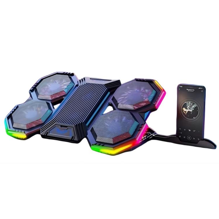 NUOXI F32 6-Level Height Adjustable RGB Laptop Cooler, Style:With Semiconductor Cooling
NUOXI F32 6-Level Height Adjustable RGB Laptop Cooler, Style:With Semiconductor Cooling