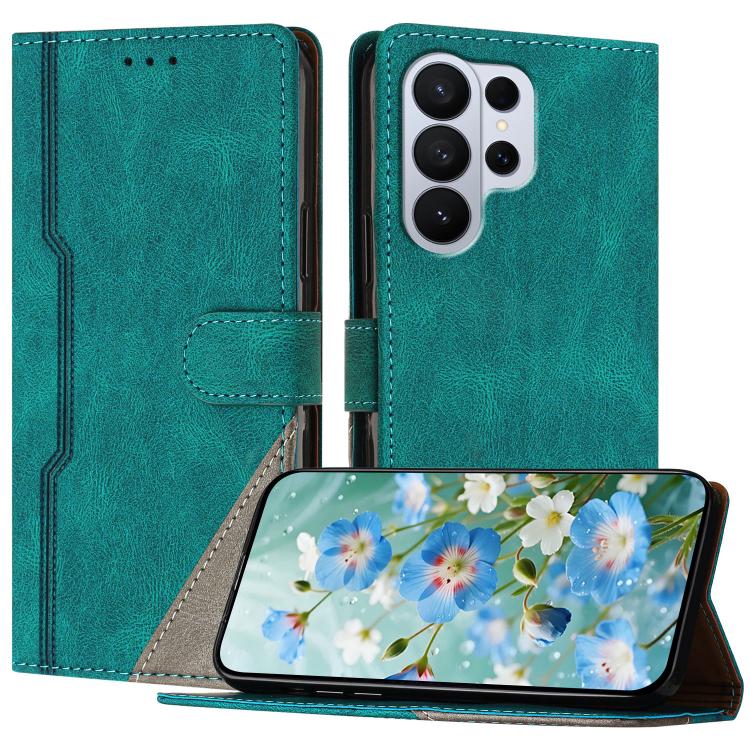 For Galaxy S26 Ultra 5G Color Matching Buckle Clasp Vegan Leather Phone Case(Green)
For Galaxy S26 Ultra 5G Color Matching Buckle Clasp Vegan Leather Phone Case(Green)
