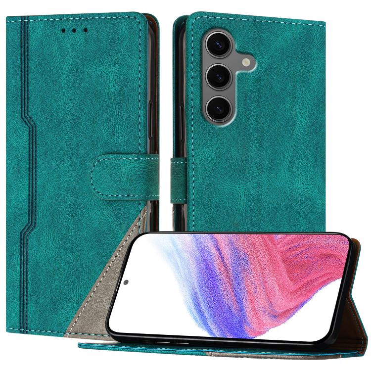 For Galaxy S25+ 5G Color Matching Buckle Clasp Vegan Leather Phone Case(Green)
For Galaxy S25+ 5G Color Matching Buckle Clasp Vegan Leather Phone Case(Green)