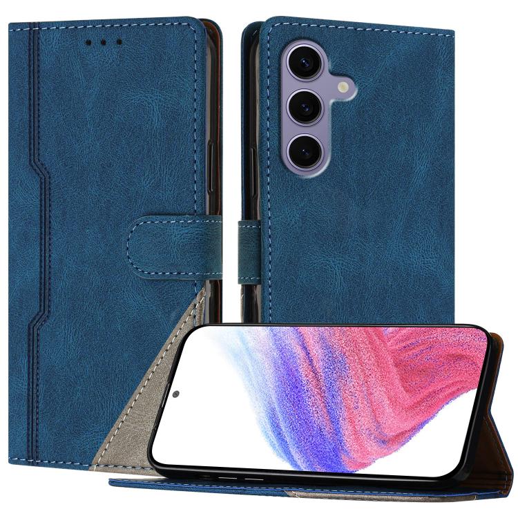 For Galaxy S24 FE 5G Color Matching Buckle Clasp Vegan Leather Phone Case(Blue)
For Galaxy S24 FE 5G Color Matching Buckle Clasp Vegan Leather Phone Case(Blue)
