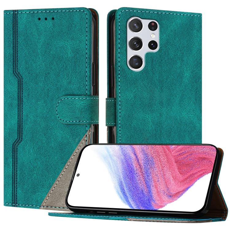 For Galaxy S22 Ultra 5G Color Matching Buckle Clasp Vegan Leather Phone Case(Green)
For Galaxy S22 Ultra 5G Color Matching Buckle Clasp Vegan Leather Phone Case(Green)