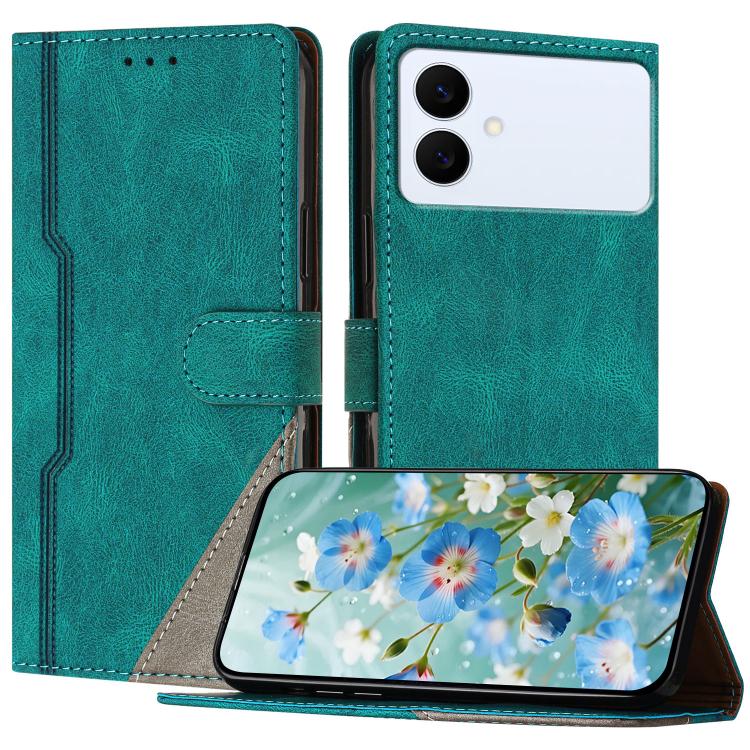 For Galaxy S26 Edge 5G Color Matching Buckle Clasp Vegan Leather Phone Case(Green)
For Galaxy S26 Edge 5G Color Matching Buckle Clasp Vegan Leather Phone Case(Green)