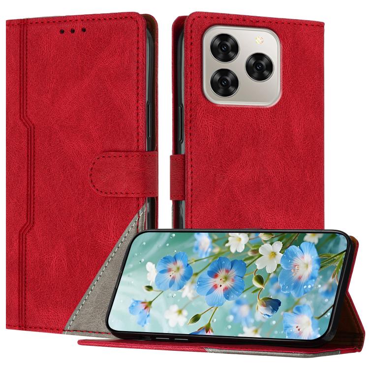 For Cubot Note 60 4G Color Matching Buckle Clasp Vegan Leather Phone Case(Red)
For Cubot Note 60 4G Color Matching Buckle Clasp Vegan Leather Phone Case(Red)