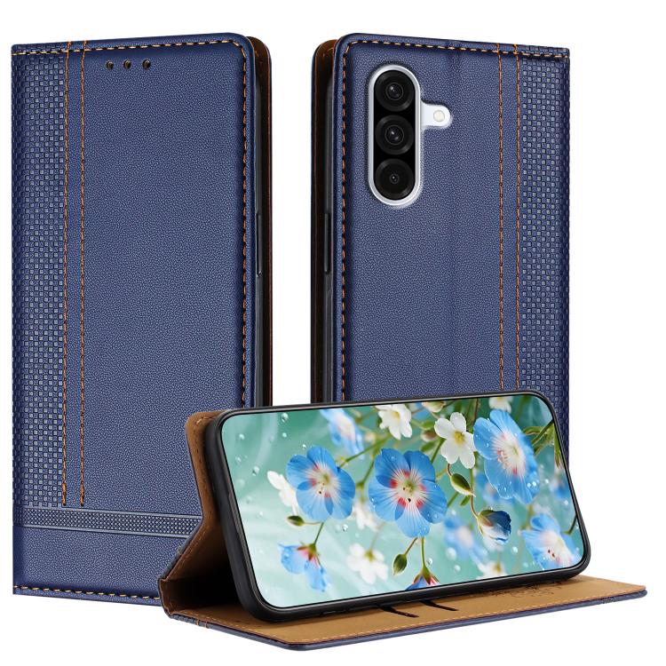 For Galaxy A57 5G Stitching Design Scratch-Resistant Vegan Leather Phone Case(Blue)
For Galaxy A57 5G Stitching Design Scratch-Resistant Vegan Leather Phone Case(Blue)