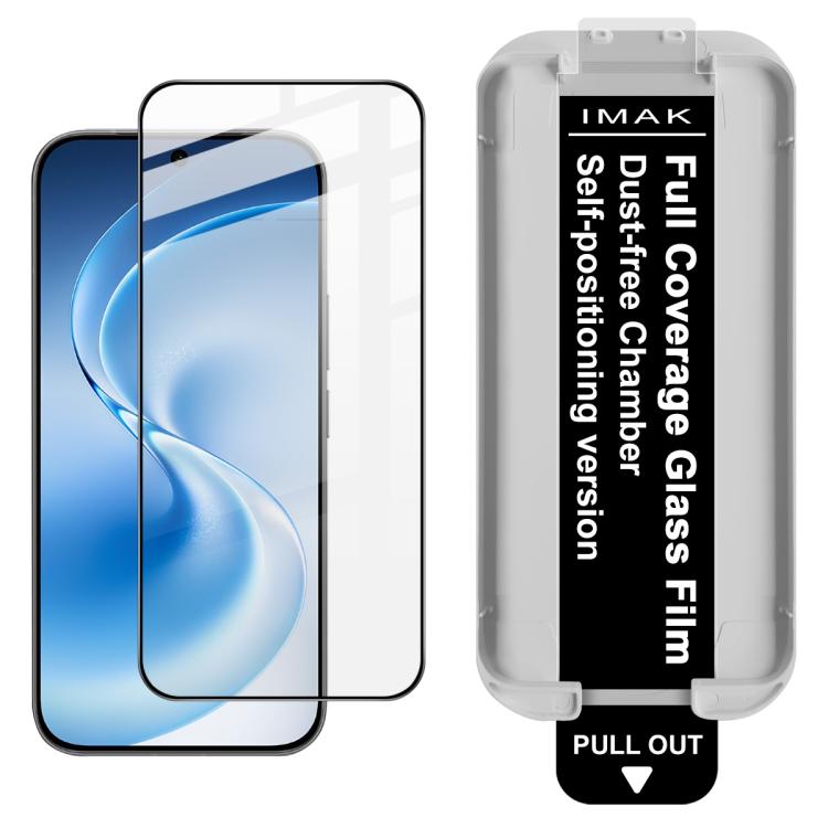 For vivo S60 5G / S60 Vitality 5G imak Dust-free Chamber Locator Full Coverage Tempered Glass Film, Support Fingerprint Unlocking
For vivo S60 5G / S60 Vitality 5G imak Dust-free Chamber Locator Full Coverage Tempered Glass Film, Support Fingerprint Unlocking