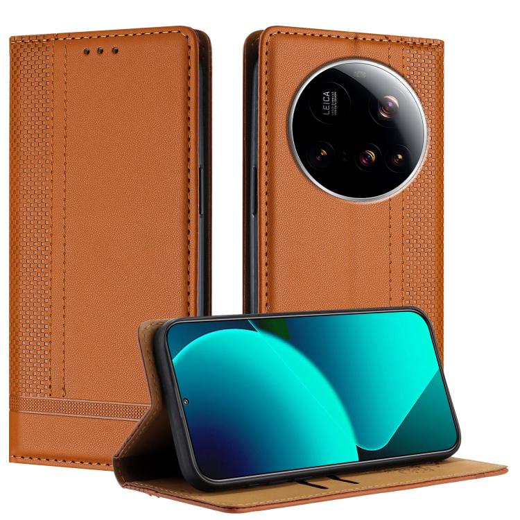 For Xiaomi 15 Ultra Stitching Design Scratch-Resistant Vegan Leather Phone Case(Brown)
For Xiaomi 15 Ultra Stitching Design Scratch-Resistant Vegan Leather Phone Case(Brown)