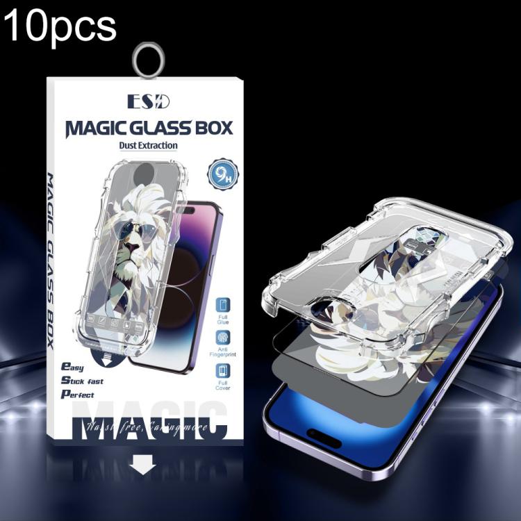 For iPhone 16 Plus / 15 Plus 10pcs Easy Install Dust-proof Box HD Tempered Glass Film
For iPhone 16 Plus / 15 Plus 10pcs Easy Install Dust-proof Box HD Tempered Glass Film