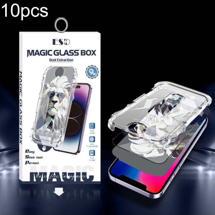 For iPhone X / XS 10pcs Easy Install Dust-proof Box HD Tempered Glass Film
For iPhone X / XS 10pcs Easy Install Dust-proof Box HD Tempered Glass Film