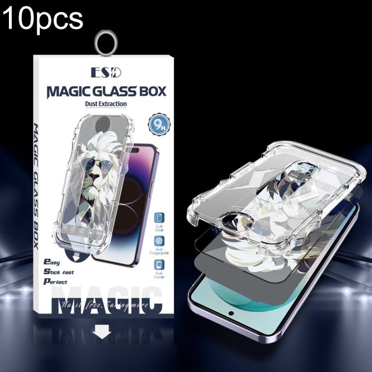 For Galaxy S26+ 5G 10pcs Easy Install Dust-proof Box HD Tempered Glass Film, Support Ultrasonic Unlock
For Galaxy S26+ 5G 10pcs Easy Install Dust-proof Box HD Tempered Glass Film, Support Ultrasonic Unlock