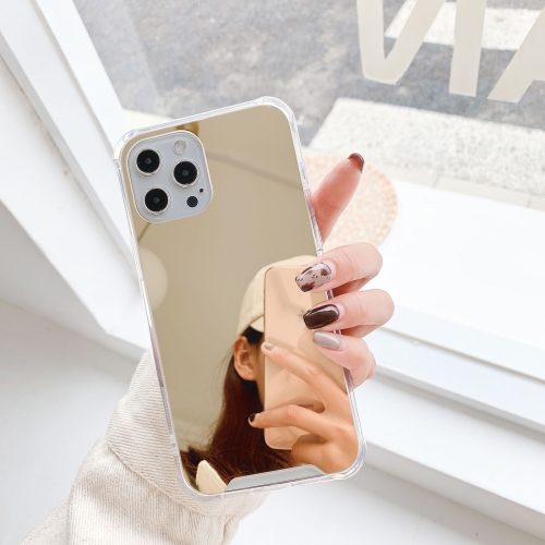 For iPhone 12 / 12 Pro TPU + Acrylic Four Drop Luxury Plating Mirror Phone Case Cover(Gold)
For iPhone 12 / 12 Pro TPU + Acrylic Four Drop Luxury Plating Mirror Phone Case Cover(Gold)