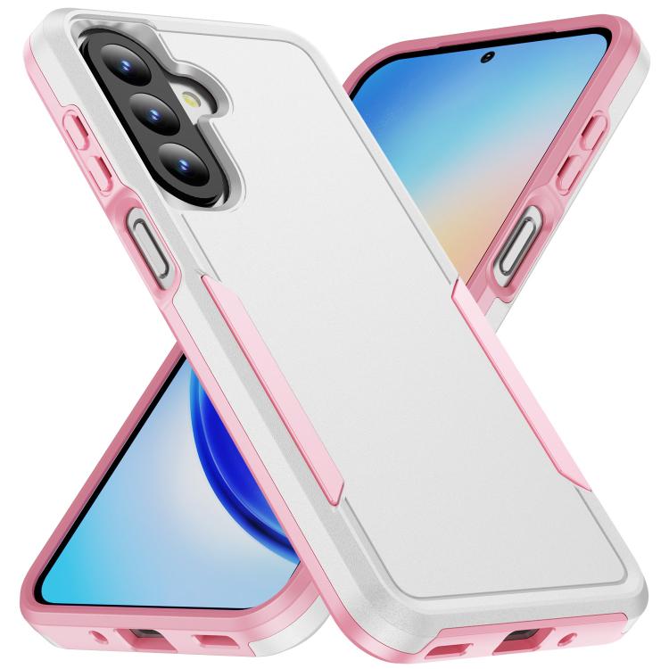 For Galaxy A27 5G Pioneer Armor Heavy Duty PC + TPU Phone Case(White+Pink)
For Galaxy A27 5G Pioneer Armor Heavy Duty PC + TPU Phone Case(White+Pink)