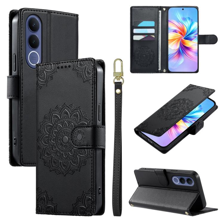 For vivo V70 FE 5G Totem Embossed Magnetic Closure Vegan Leather Phone Case with Strap(Black)
For vivo V70 FE 5G Totem Embossed Magnetic Closure Vegan Leather Phone Case with Strap(Black)