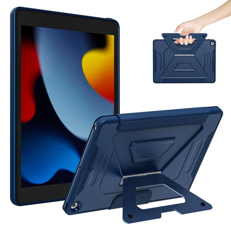 For iPad 10.2 2021 / 2020 / 2019 Tri-fold Pivot Holder Flip Vegan Leather Tablet Case(Navy Blue)
For iPad 10.2 2021 / 2020 / 2019 Tri-fold Pivot Holder Flip Vegan Leather Tablet Case(Navy Blue)