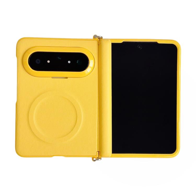 For Huawei Pura X Max Side Clamp Central Axis Morandi Solid Color Magnetic Phone Case(Yellow)
For Huawei Pura X Max Side Clamp Central Axis Morandi Solid Color Magnetic Phone Case(Yellow)
