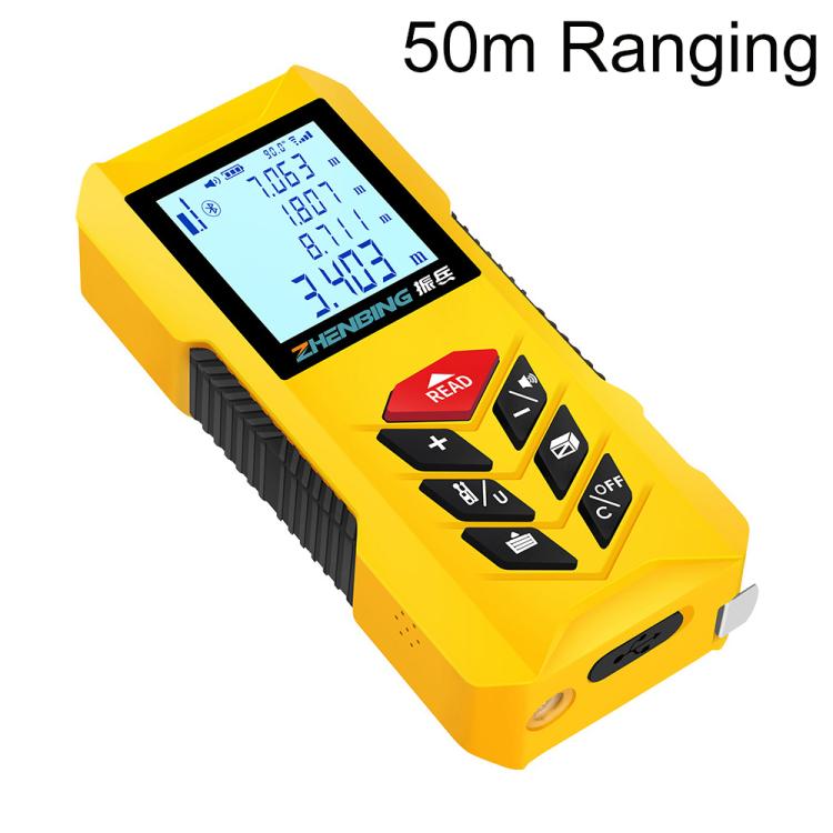 ZHENBING N1 Advanced Version Handheld Green Cross Line Laser Distance Meter, Measuring Distance:50m(Yellow)
ZHENBING N1 Advanced Version Handheld Green Cross Line Laser Distance Meter, Measuring Distance:50m(Yellow)
