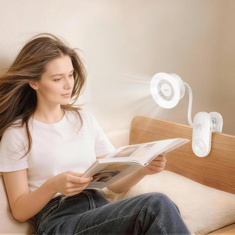 hoco HX610 Clip-on Mount Fan with Night Light(White)
hoco HX610 Clip-on Mount Fan with Night Light(White)