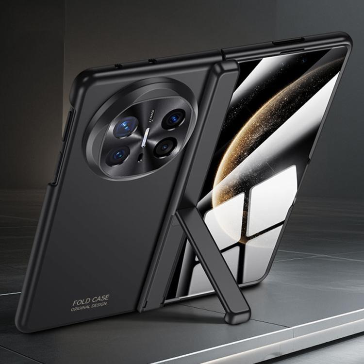 For Huawei Mate X6 Spray-Coated PC Spring Hinge Integrated Film Phone Case with Holder(Black)
For Huawei Mate X6 Spray-Coated PC Spring Hinge Integrated Film Phone Case with Holder(Black)